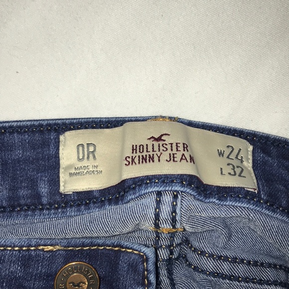 dark wash hollister jean - Picture 2 of 4
